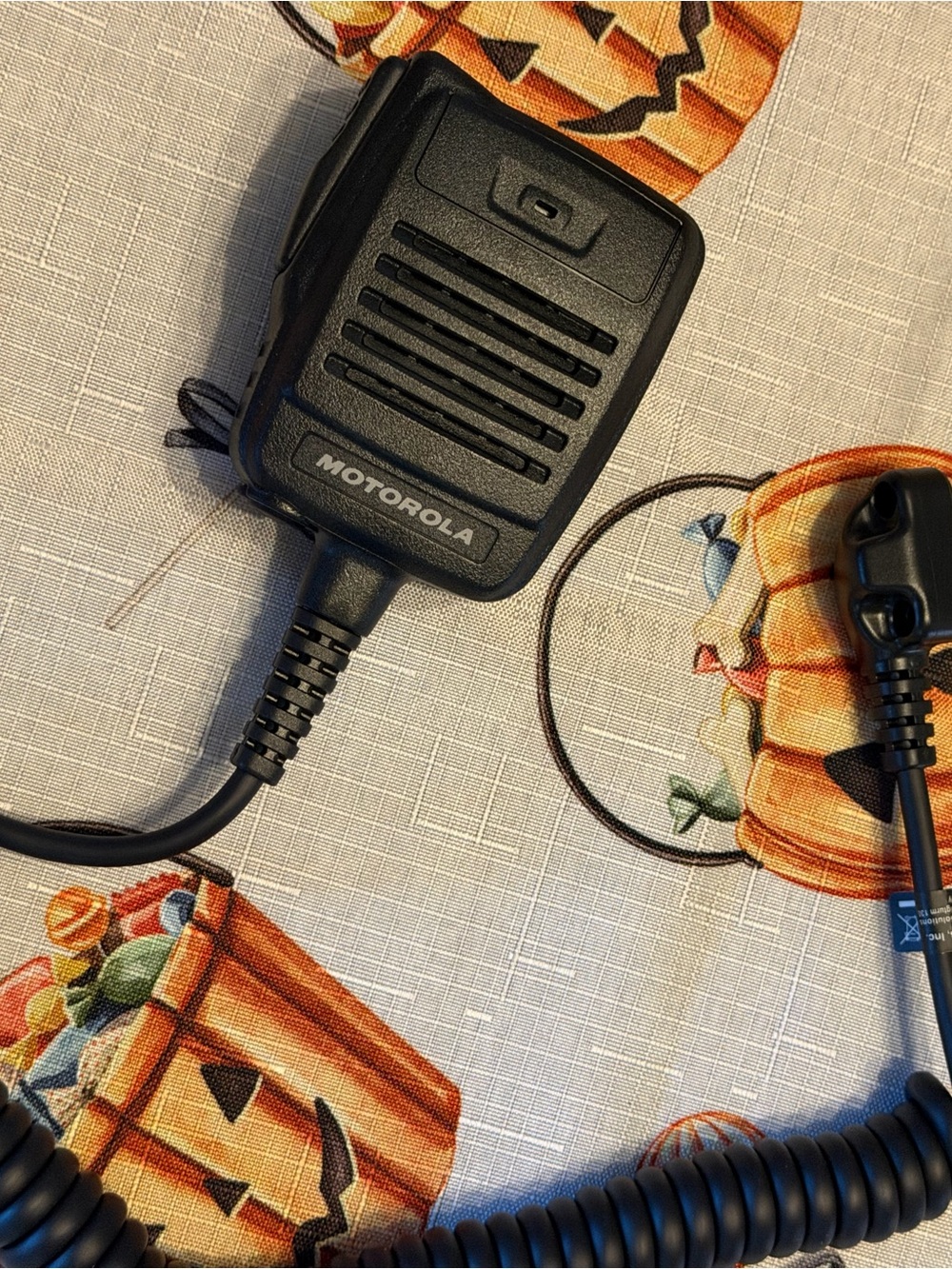 Motorola Black Portable Radio Speaker Grill